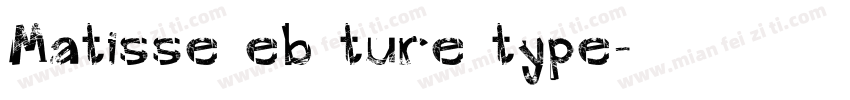 Matisse eb ture type字体转换